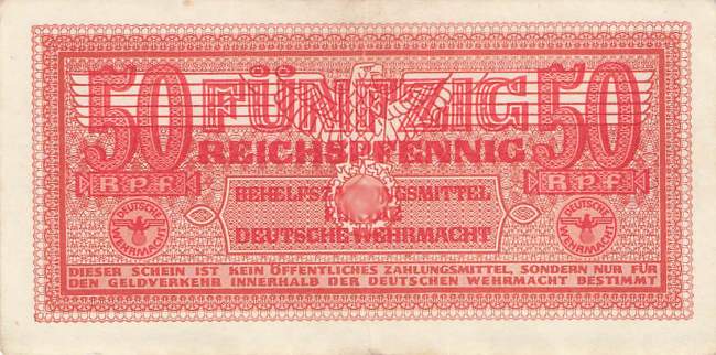 50 Reichspfennig ro.504 Wehrmacht